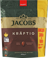 Кава розчинна сублімована Kraftig Jacobs д/п 400г