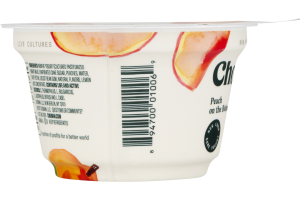 Chobani Greek Yogurt Peach On The Bottom