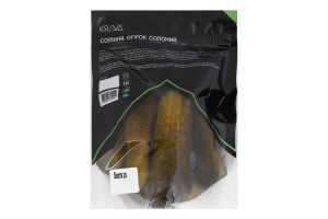 Огірок солоний Krava д/п 500г