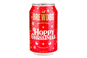 Пиво BrewDog Hoppy Christmas світле філ з/б