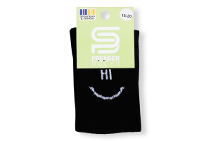 Шкарпетки дитячі Premier socks Hi-Bye чорн р.18-20