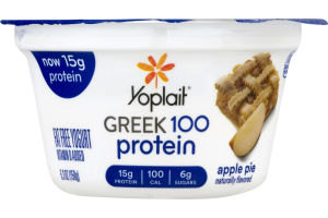 Yoplait Greek 100 Protein Fat Free Yogurt Apple Pie
