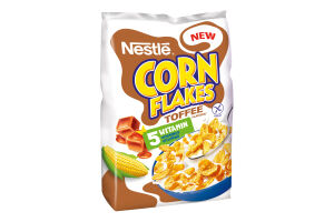 Сніданок сухий готовий зі смаком тофі з вітамінами Corn flakes м/у 400г