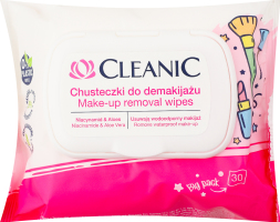Серветки д/зняття макіяжу вологі I Love Make Up 30шт з клапаном Cleanic