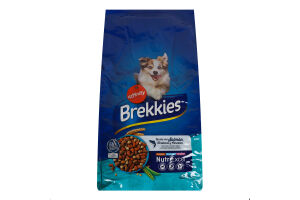 Корм для собак Brekkies с лососем и овощами сухой