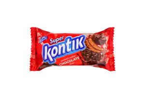 Печиво-сендвіч шоколадний смак Super Kontik м/у 90г