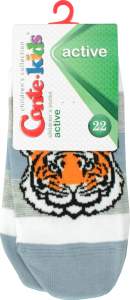 Шкарпетки дит. ACTIVE (ультракороткі) 17С-87СП, р.22, 332 світлий джинс