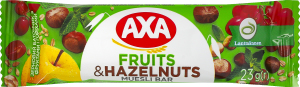 Батончик зерновий з фруктами і горіхами Axa м/у 23г