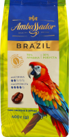 Кофе жареный в зернах Brazil Single origins Ambassador м/у 400г