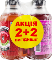 Напитки брожения фильтрованные непастеризованные Kombucha Apple&Pear + Berry + Grape&Apple Vit-Fit м/у 4х0.5л
