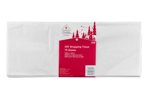 Smart Living Holiday Gift Wrapping Tissue - 75 Sheets
