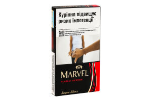 Сигариллы с фильтром Marvel Super slims Scarlet Reserve 20шт