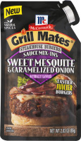 McCormick Grill Mates Steakhouse Burgers Sauce Mix-Ins Sweet Mesquite & Caramelized Onion
