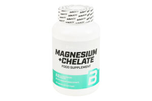 Добавка диетическая капсулы Magnesium + Chelate BioTechUSA 60шт