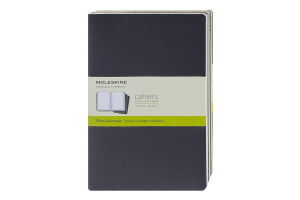 Записник Moleskine Cahier середній чорний