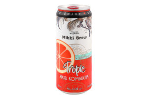 Напій слабоалкогольний Комбуча Тропік газований 6% 0,33л ж/б Міккі Брю