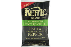 Kettle 40% Reduced Fat Salt & Fresh Ground Pepper Potato Chips