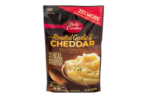 Betty Crocker Real Mashed Potatoes Roasted Garlic & Cheddar