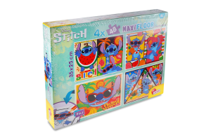 Пазли Lisciani Lilo&Stitch 4*48 шт 860928