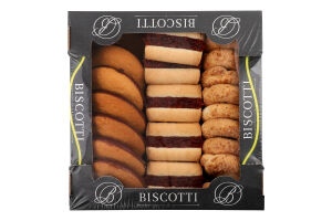 Печенье сдобное песочно-отсадное Фраголино Микс Biscotti к/у 0.55кг