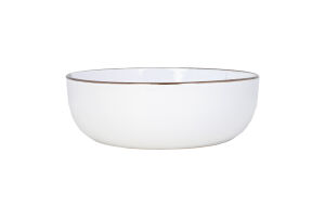 Тарілка супова Marmo біла кераміка 19см Ardesтo