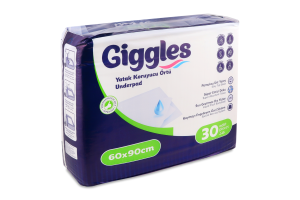 Пелюшки поглинаючі 60*90см 30шт Гіглс