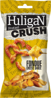 Крекер Шматочки кренделів зі смаком сирного соусу Pretzel Crush Huligan м/у 65г
