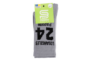 Шкарпетки дитячі Premier socks 24 сірий р.20-22