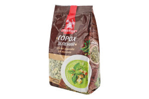 Крупа гороховая расколотая Горох зеленый Сто пудів м/у 400г