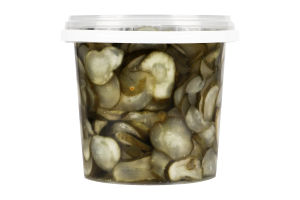 Огірки солоні нарізані кружечками у розсолі Metro Chef відро 1кг