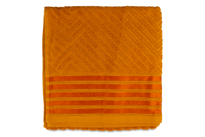 Рушник гірчичний махровий 70*140см 500г/м2 GM Textile
