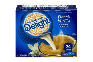 International Delight French Vanilla Creamer Singles - 24 CT
