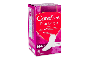 Прокладки гіг.Carefree Plus Large 36шт