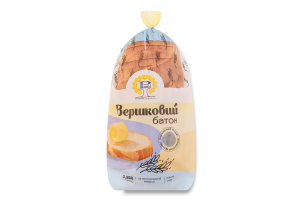 Батон на заквасці нарізний Вершковий Рома м/у 0.35кг