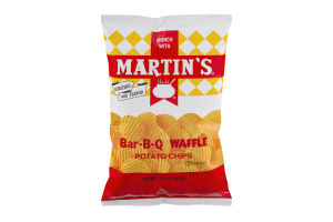 Martin's Bar-B-Q Waffle Potato Chips