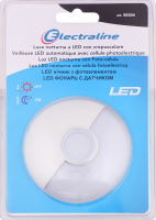 Ночник Electraline LED датч/крыш изм напр свет бел