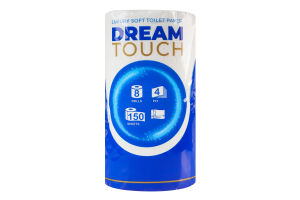 Бумага туалетная 4-х слойная Dream touch Ruta 8шт