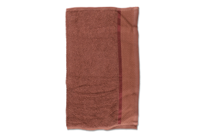 Рушник коричневий махровий 40*70см 360г/м2 Aisha