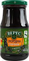 Смородина подрібнена з цукром стерилізована Верес с/б 350г