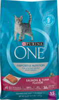 Purina One Purposeful Nutrition Adult Premium Cat Food Salmon & Tuna Flavor