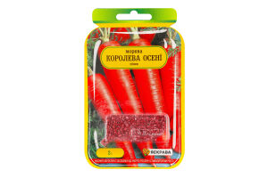 Насіння Морква Королева осені інкрустоване 2г Яскрава