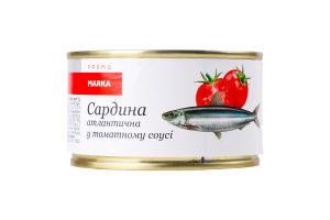 Сардина атлантична у томатному соусі Marka Promo з/б 240г