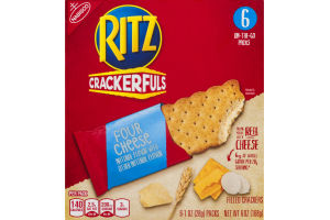 Nabisco Ritz Crackerfuls Four Cheese Filled Crackers - 6 CT