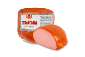 Колбаса вареная Докторская Безлюдівський м'ясокомбінат в/с кг