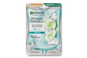 Маска-желе для лица тканевая с эффектом охлаждения и увлажнения Hyaluronic Skin Naturals Garnier 27г