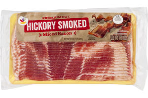 Ahold Premium Cut Sliced Bacon Hickory Smoked