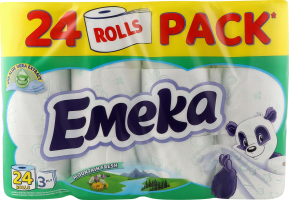 Бумага туалетная 3-х слойная Mountain fresh Emeka 24шт