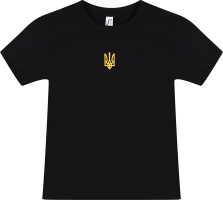 Футболка жіноча Sol's Imperial 190 Тризуб чорний M