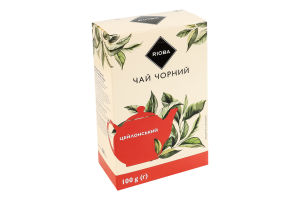 Чай чорний байховий цейлонський RIOBA к/у 100г