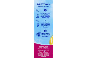 Crystal Light On-The-Go Raspberry Lemonade Packets - 10 CT
